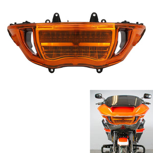 Phare LED avant noir TCMT monté sur une Harley-Davidson CVO Road Glide - vue 5