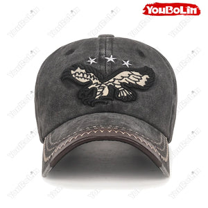 Casquette trucker vintage aigle brodé - vue produit - vue 5
