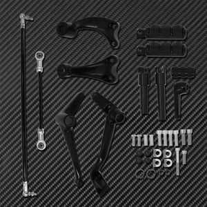 Kit complet de commandes avancées (forward control) avec repose-pieds et leviers - Harley Sportster XL 1200, 883, 72, 48, Iron 2004-2022 – photo 3/8