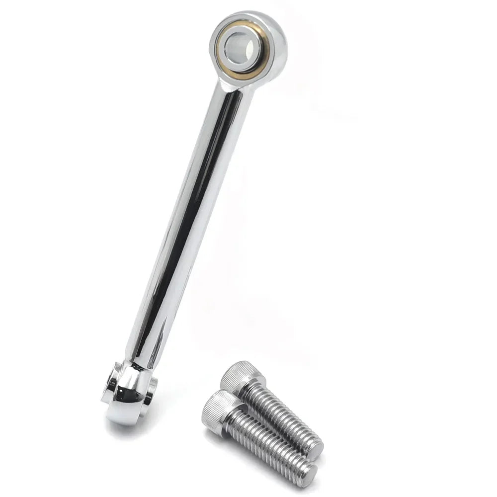 Biellette stabilisatrice de moteur avant chromée/noire - Harley Touring et Trike (2009+) – photo 1/7