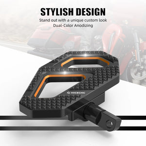 Marchepied conducteur/passager NICECNC pour Harley-Davidson Road Glide FLTRX Special, Street Glide et Road King Custom – photo 6/15