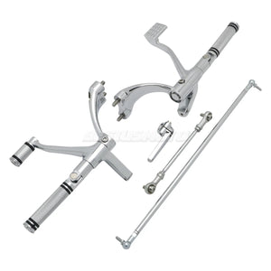 Kit complet commandes avancées CNC, repose-pieds, leviers et biellettes pour Harley-Davidson Sportster XL 883, 1200, 48 2004-2024 – photo 10/20