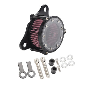 Kit filtre à air à couvercle transparent pour Harley Sportster - vue 3