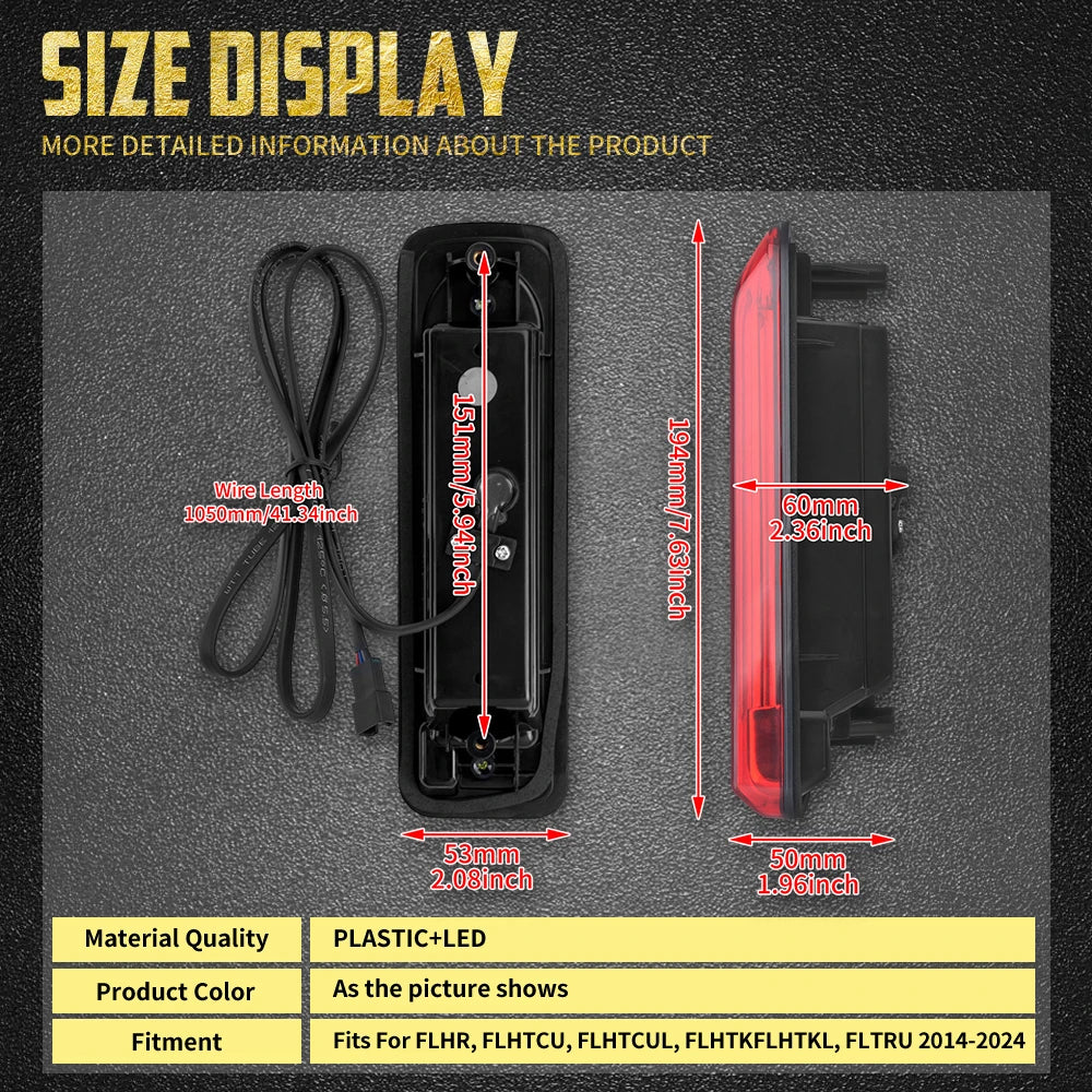 Feux LED de Remplissage de Sacoche Arrière (Stop/Clignotant) - Harley-Davidson Touring CVO Road Glide – photo 6/8