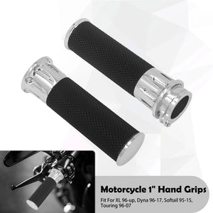 Poignées de guidon 1 po pour Harley Sportster, Dyna, Softail et Touring - vue 7