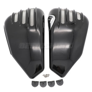 Caches de batterie ajourés pour Harley Sportster - vue 3