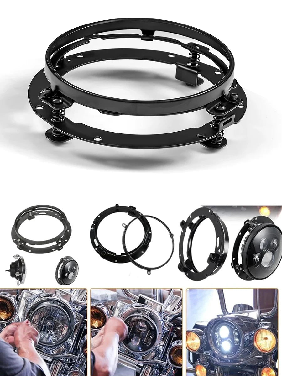Support de phare 7 pouces pour Harley Touring Softail - vue 6