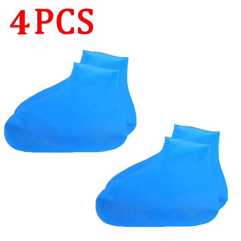 Couvre-chaussures en silicone réutilisables, imperméables et antidérapants - vue 7