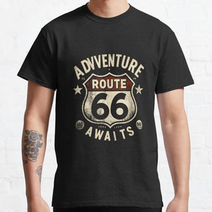 T-shirt Homme Route 66 Mother Road 100% Coton Grande Taille - vue 12