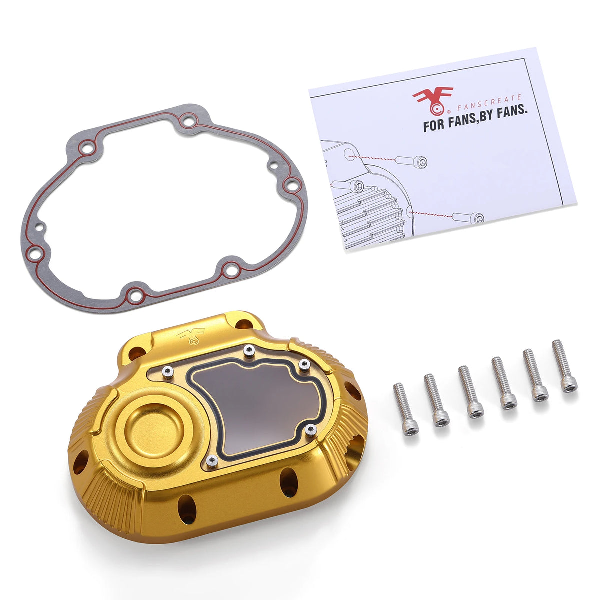 Cache latéral de boîte de vitesse à hublot pour Harley Touring Dyna Softail - vue 7