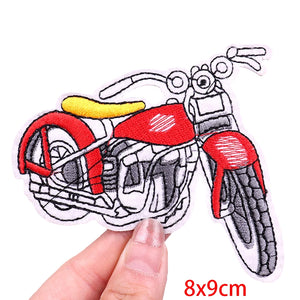 Écusson brodé biker thermocollant - vue 10