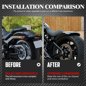 Garde-Boue Arrière Court sans Feu (Short Fender) - Harley-Davidson Softail Fat Boy, Breakout & FXDR 2018-Up – photo 2/7