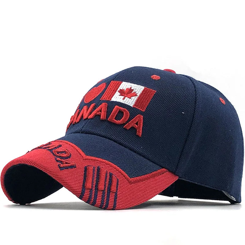 Casquette snapback brodée Canada - vue de face - vue 3