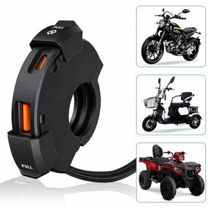 Chargeur moto USB-C QC3.0 PD 30W pour guidon, double port étanche 12V-24V - vue 6