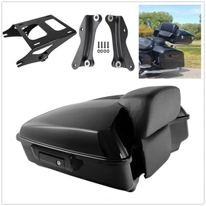 Top case Razor Tour Pack noir avec dossier passager pour Harley Touring - vue 6