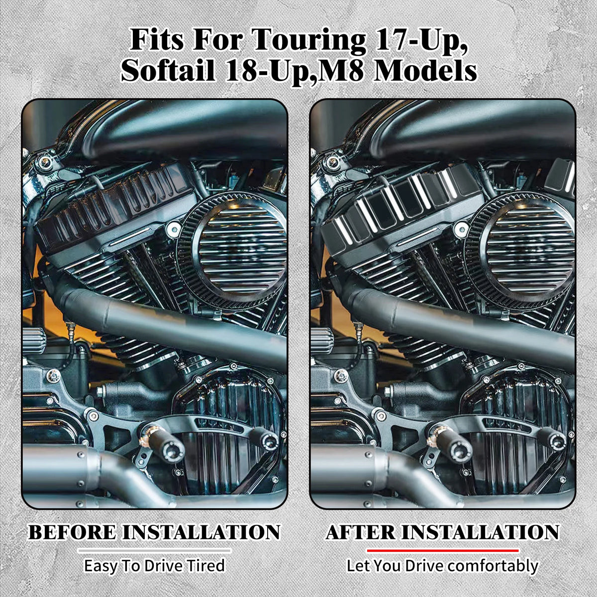 Caches de Culbuteurs (Rocker Box) en Aluminium Billet - Harley-Davidson M8 Touring, Softail, Trike – photo 4/8