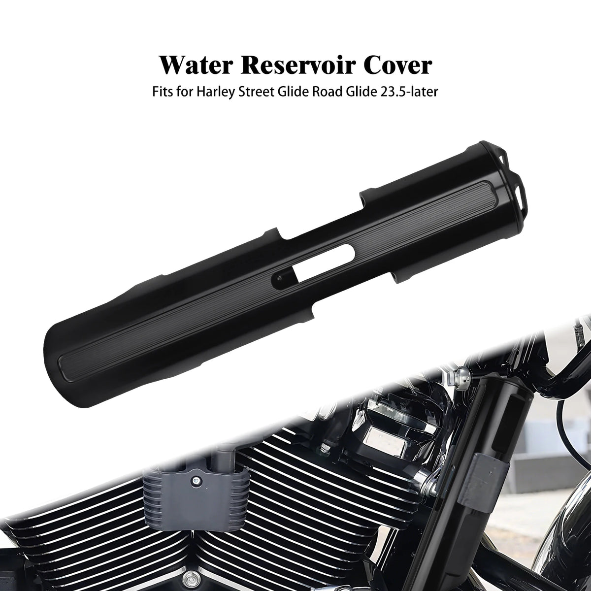 Cache décoratif en aluminium pour vase d'expansion de moto Harley-Davidson - vue 9