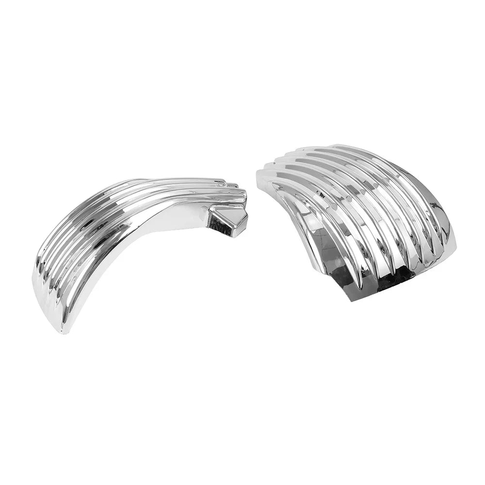 Caches latéraux de batterie chromés pour Harley Softail - vue 5