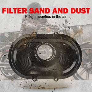 Filtre à Air avec Anneaux Décoratifs Interchangeables - Harley-Davidson Touring, Softail, Dyna, Sportster, Trike – photo 6/26