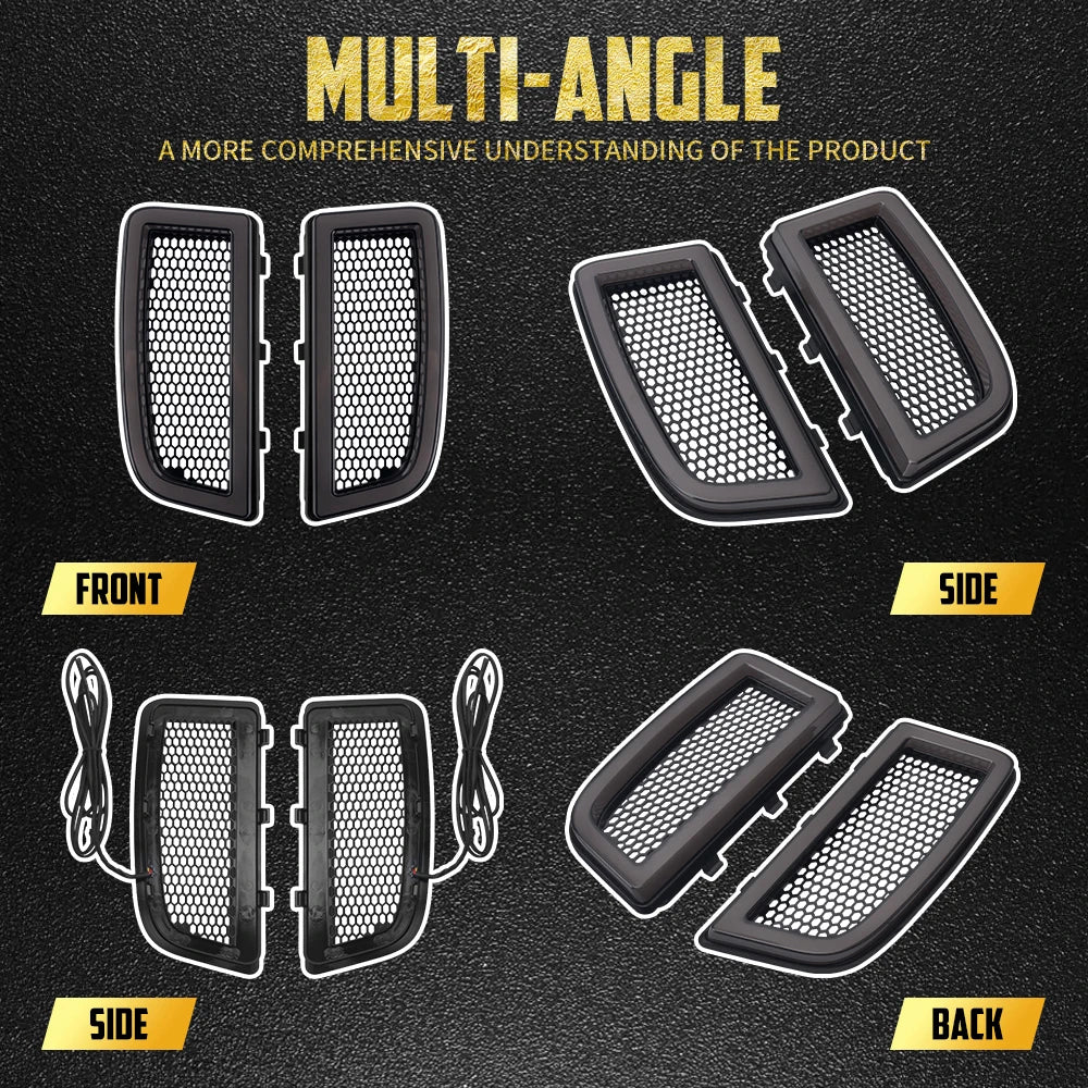 Feux LED d'insert de carénage inférieur (position/clignotant) pour Harley Touring Ultra Limited, Street Glide, Road Glide... - vue 2