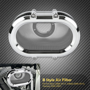 Filtre à Air avec Anneaux Décoratifs Interchangeables - Harley-Davidson Touring, Softail, Dyna, Sportster, Trike – photo 7/26