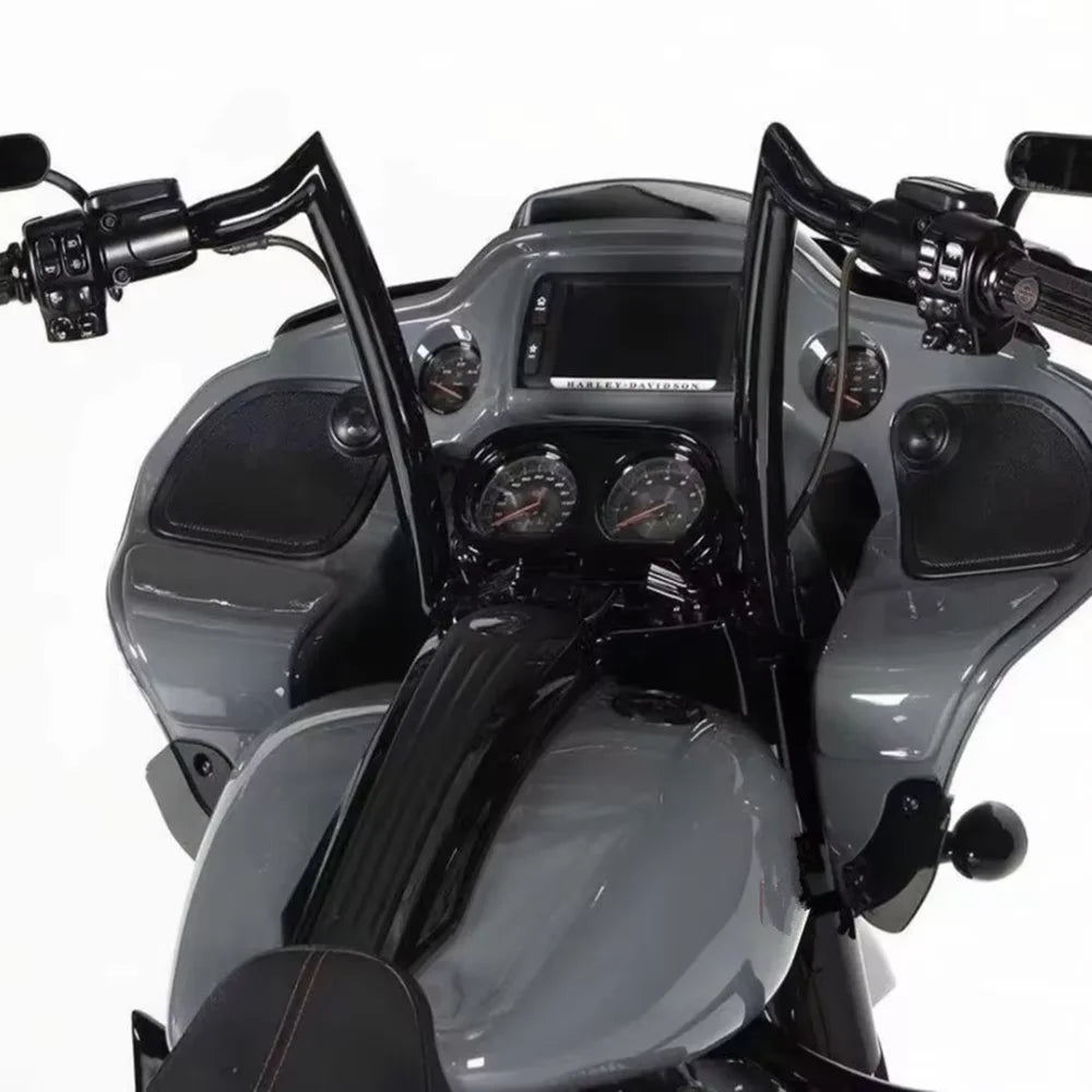 Guidon ape hanger fat bar pour Harley Road Glide - vue 2