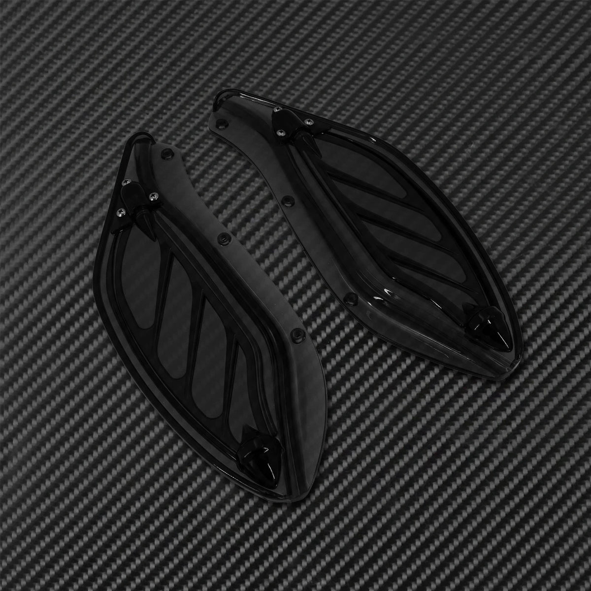 Déflecteurs d'Air Latéraux pour Pare-brise (Side Wings) - Harley-Davidson Touring 1996-2013 – photo 4/6