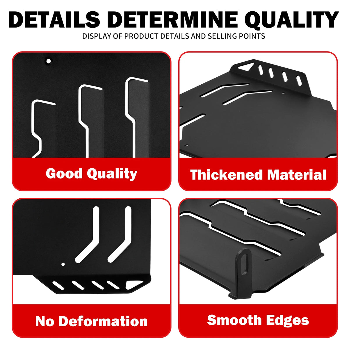 Sabot de protection moteur (skid plate) en aluminium pour Harley-Davidson Softail Breakout, Fat Boy, Fat Bob, Slim 2018-2026 – photo 5/6