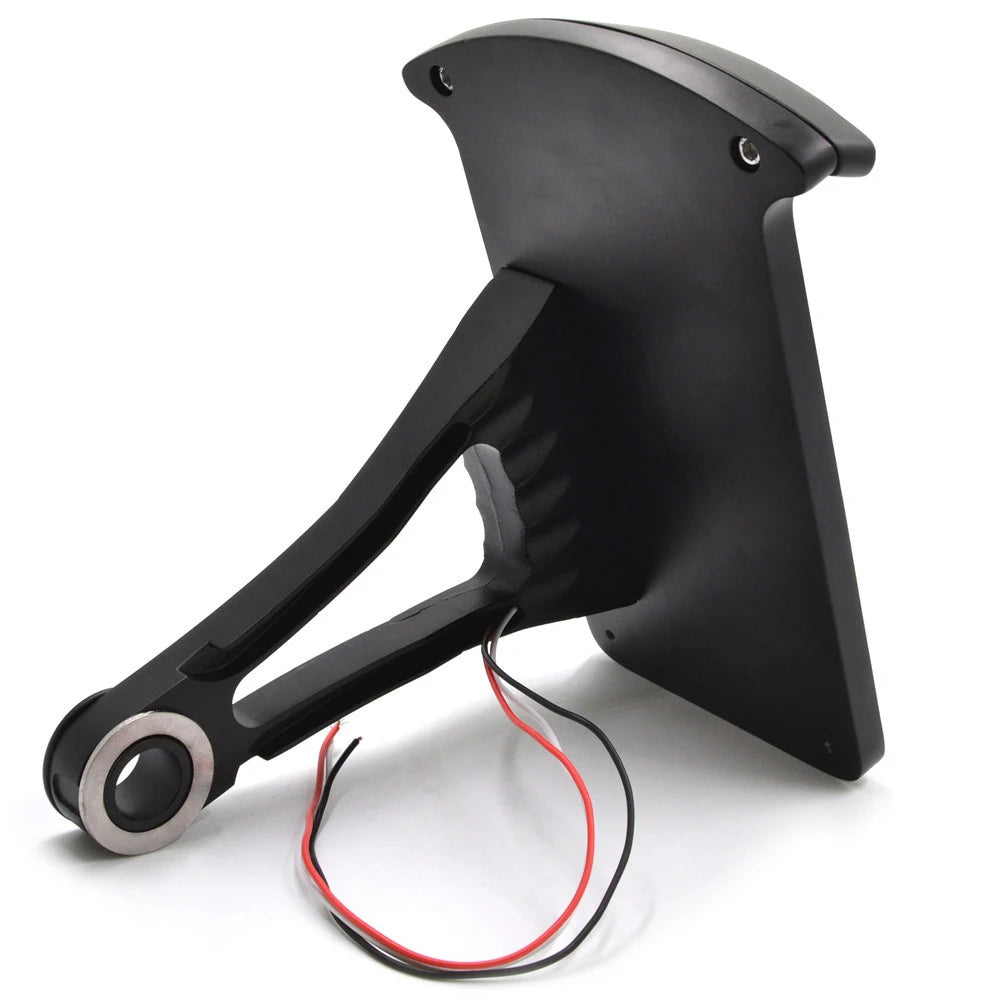 Support de plaque latéral avec feu LED pour Harley custom - vue 3