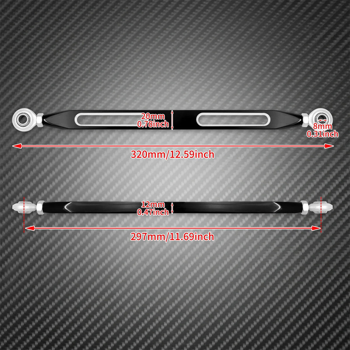 Levier de Sélecteur de Vitesse 330 mm Aluminium - Harley-Davidson Softail et Touring 1986-2025 – photo 6/20