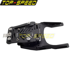 Platine de fixation noire pour bagagerie de Harley Pan America - vue 4