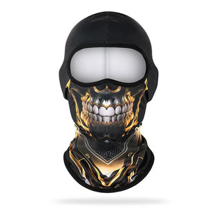 Cagoule moto imprimée tête de mort - vue 6