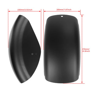 Garde-boue arrière court en métal pour Harley Sportster - vue 2