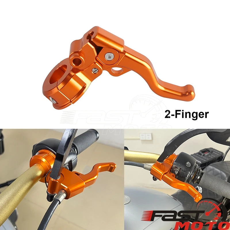 Levier d'embrayage chromé en aluminium pour moto Harley-Davidson Dyna - vue 10