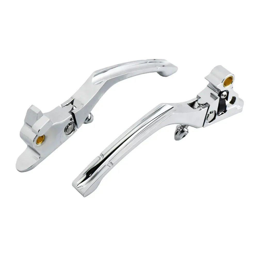 Levier de frein réglable en aluminium pour Harley-Davidson Softail - vue 3