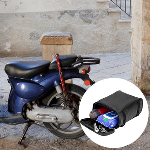 Sacoche arrière noire pour porte-bagages - vue 6