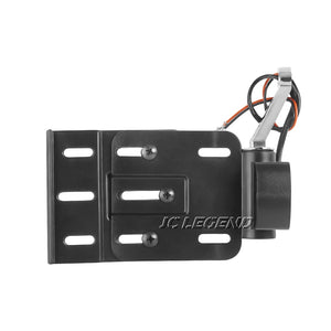 Support latéral de plaque d'immatriculation avec éclairage LED pour Harley Sportster et Dyna - vue 4