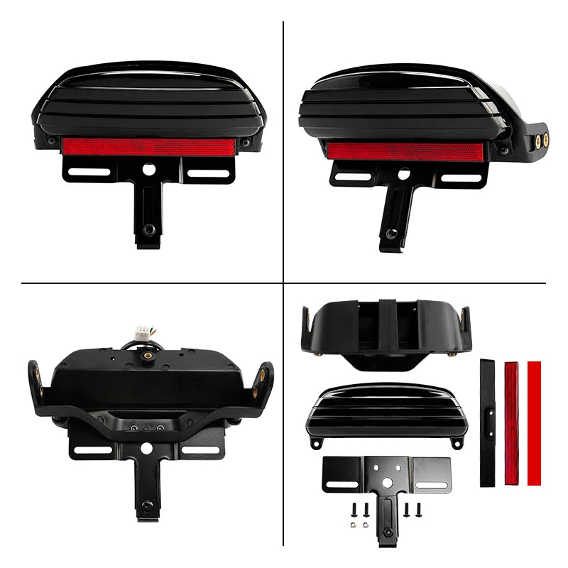 Feu arrière tri-bar LED pour Harley Softail - vue 2