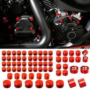 Caches de vis aluminium pour Harley Road Glide et Street Glide - vue 1