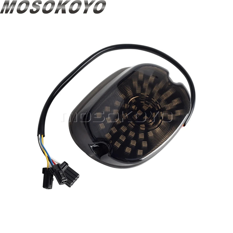 Feu arrière LED fumé pour Harley Softail - vue 4