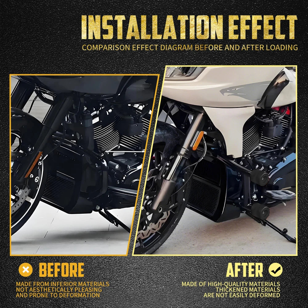 Barre de Protection Moteur avec Repose-Pieds Highway - Harley-Davidson Touring 2014-2025 – photo 3/7