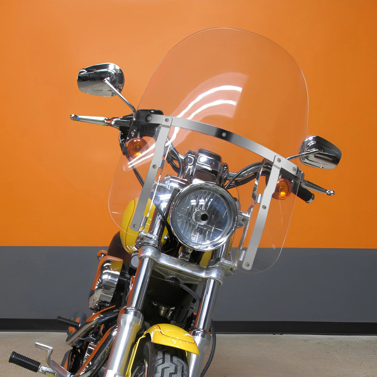 Pare-brise transparent pour Harley Sportster et Dyna - vue 6
