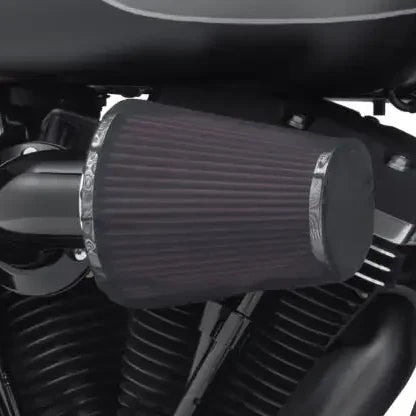 Housse de pluie noire pour filtre à air de moto Harley-Davidson - vue 2