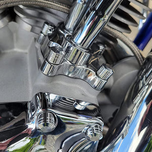 Kit de caches de vis moteur pour Harley Touring et Softail - vue 4