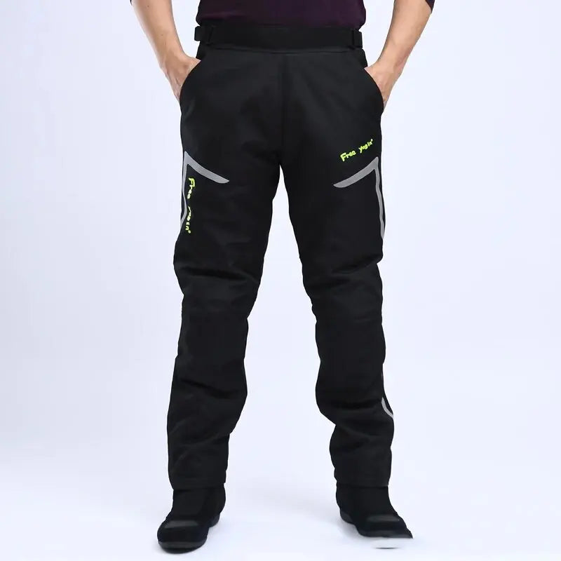 Surpantalon moto noir coupe-vent enfilage rapide - vue 7