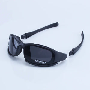 Lunettes de moto X7 style militaire verre fumé polarisé - vue 4
