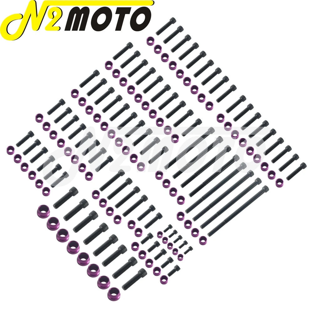 Kit de boulons et caches colorés pour moteur Harley M8 - vue 13