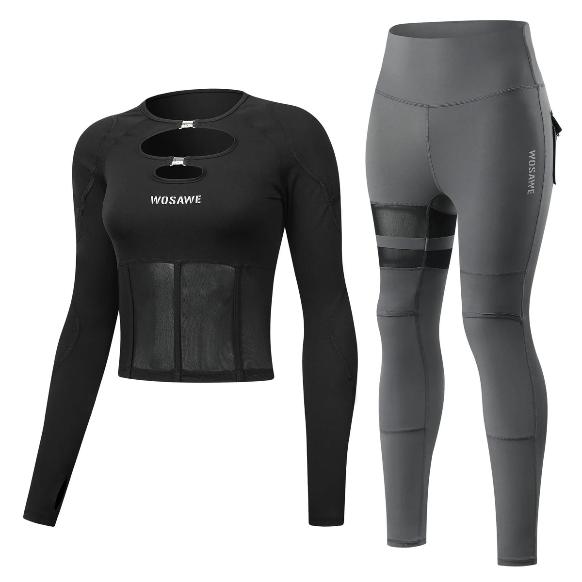 Ensemble moto femme WOSAWE été blouson pantalon - vue 8