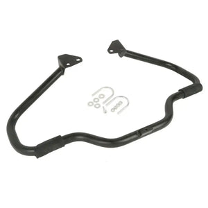 Barre de protection moteur noire sur Harley Dyna - vue 8