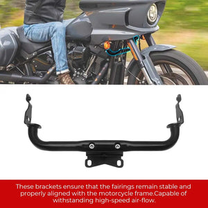 Support inférieur de carénage noir pour Harley Softail Low Rider ST - vue 6